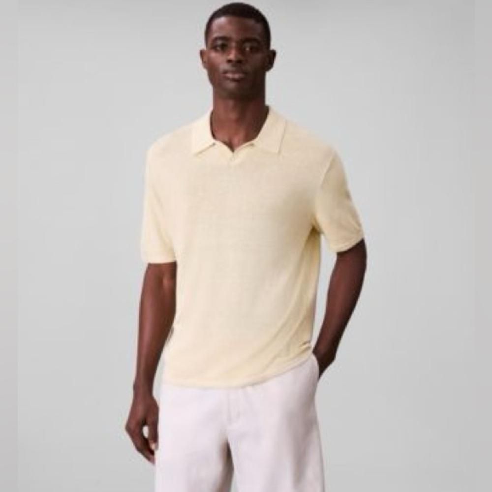 Hugo Boss Cream Mercerised Cotton Pique Polo 2XL